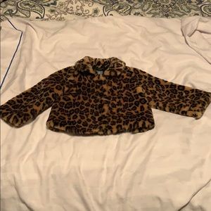 BabyGap leopard jacket size 2